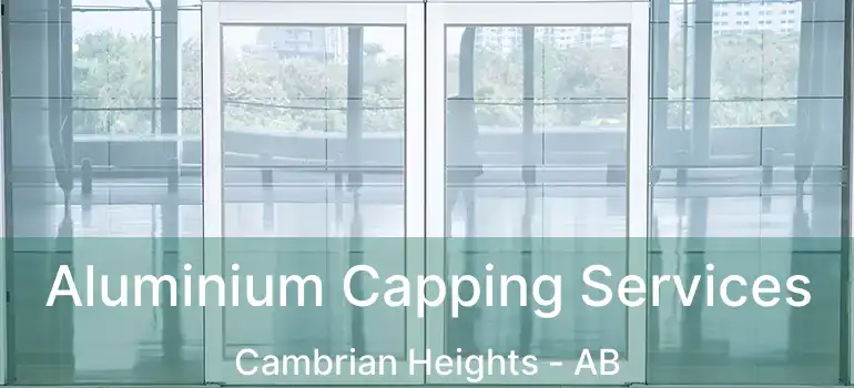  Aluminium Capping Services Cambrian Heights - AB