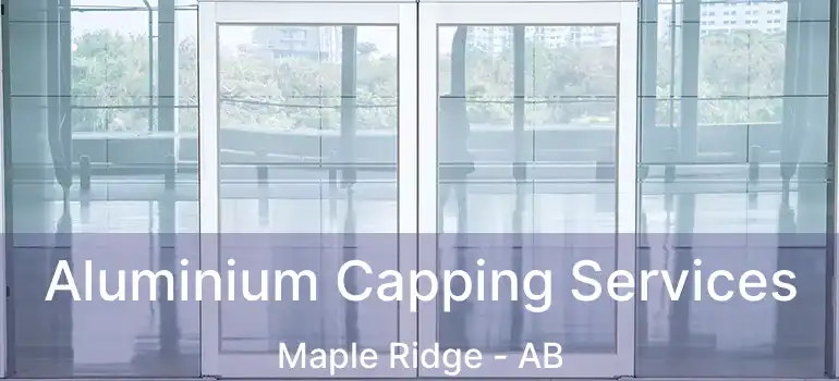  Aluminium Capping Services Maple Ridge - AB