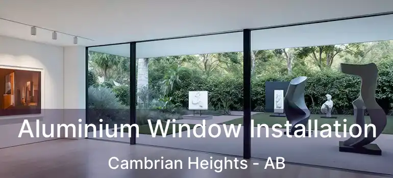  Aluminium Window Installation Cambrian Heights - AB