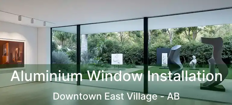  Aluminium Window Installation Downtown East Village - AB
