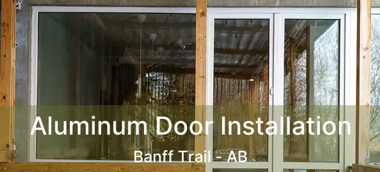  Aluminum Door Installation Banff Trail - AB
