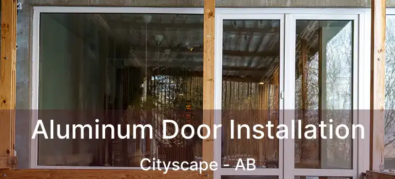  Aluminum Door Installation Cityscape - AB