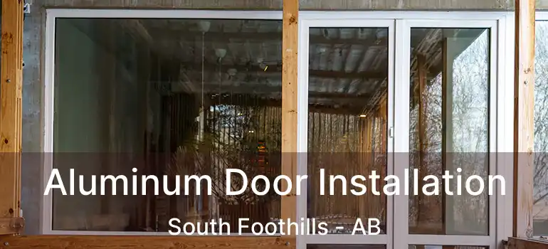  Aluminum Door Installation South Foothills - AB