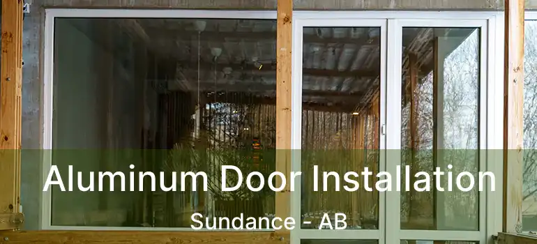  Aluminum Door Installation Sundance - AB