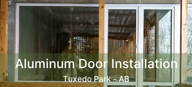  Aluminum Door Installation Tuxedo Park - AB