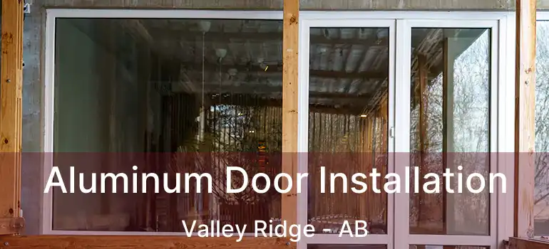  Aluminum Door Installation Valley Ridge - AB