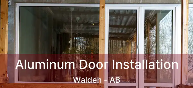  Aluminum Door Installation Walden - AB