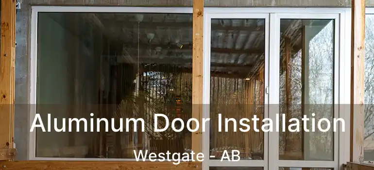  Aluminum Door Installation Westgate - AB
