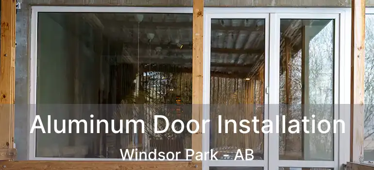  Aluminum Door Installation Windsor Park - AB