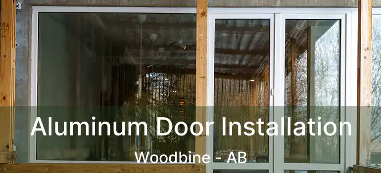 Aluminum Door Installation Woodbine - AB
