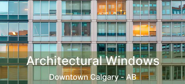  Architectural Windows Downtown Calgary - AB