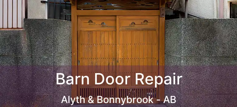  Barn Door Repair Alyth & Bonnybrook - AB