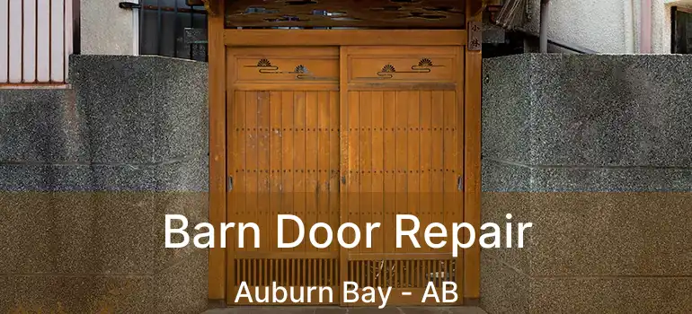  Barn Door Repair Auburn Bay - AB