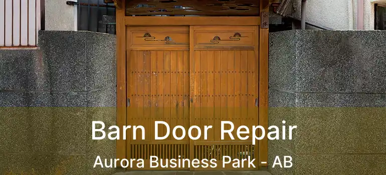  Barn Door Repair Aurora Business Park - AB