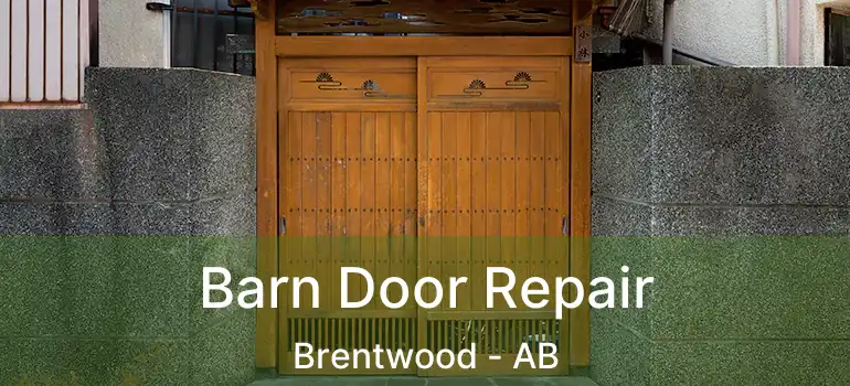  Barn Door Repair Brentwood - AB