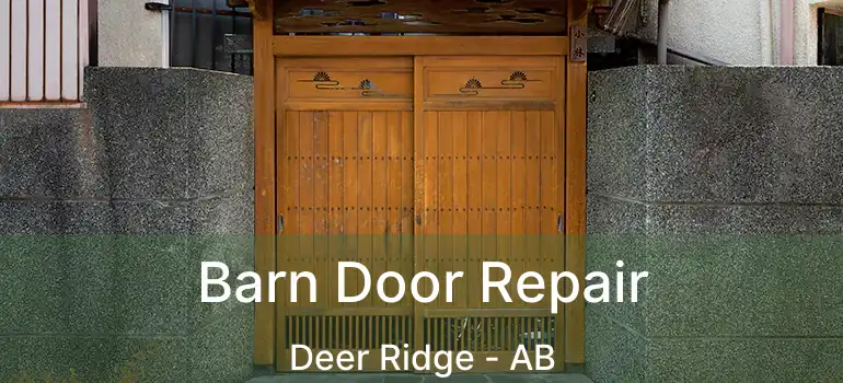  Barn Door Repair Deer Ridge - AB