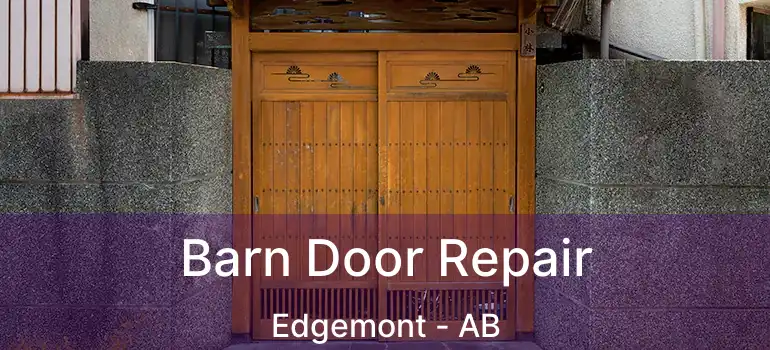  Barn Door Repair Edgemont - AB