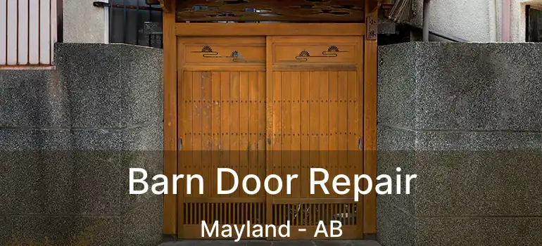  Barn Door Repair Mayland - AB