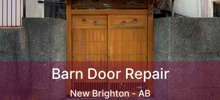 Barn Door Repair New Brighton - AB