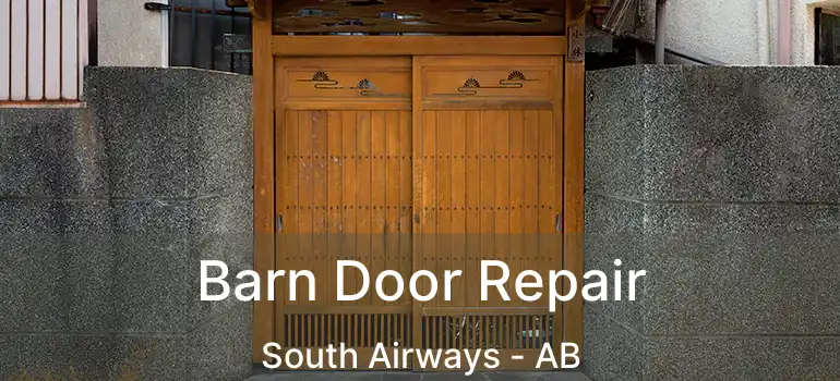  Barn Door Repair South Airways - AB