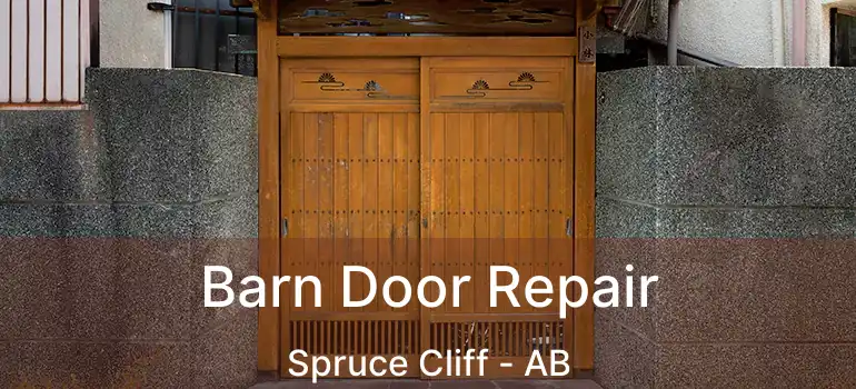  Barn Door Repair Spruce Cliff - AB