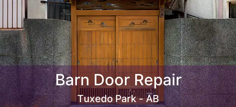  Barn Door Repair Tuxedo Park - AB