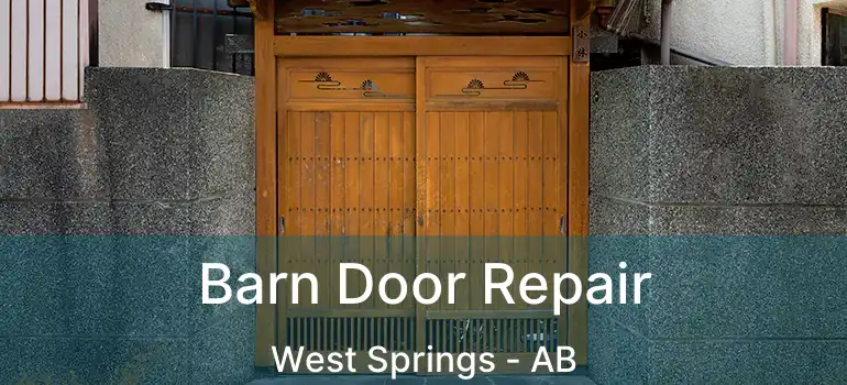  Barn Door Repair West Springs - AB