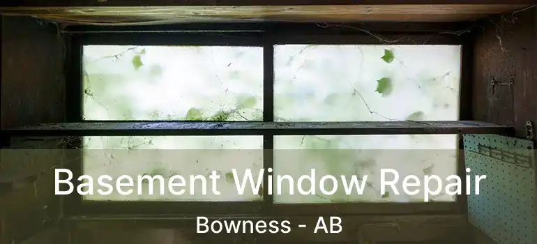  Basement Window Repair Bowness - AB