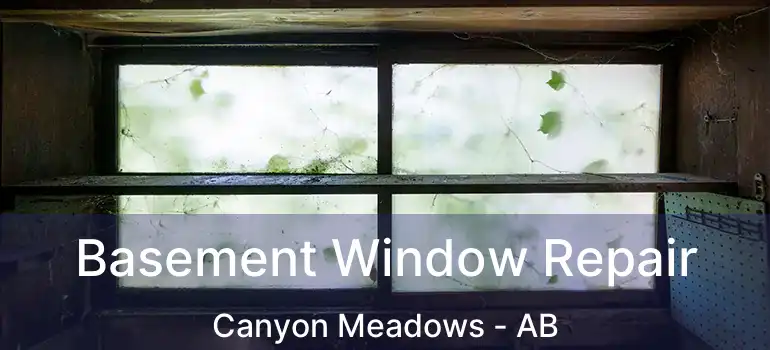  Basement Window Repair Canyon Meadows - AB