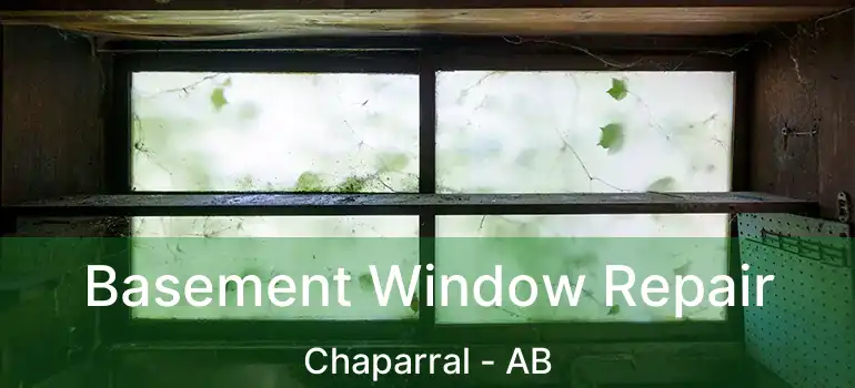  Basement Window Repair Chaparral - AB