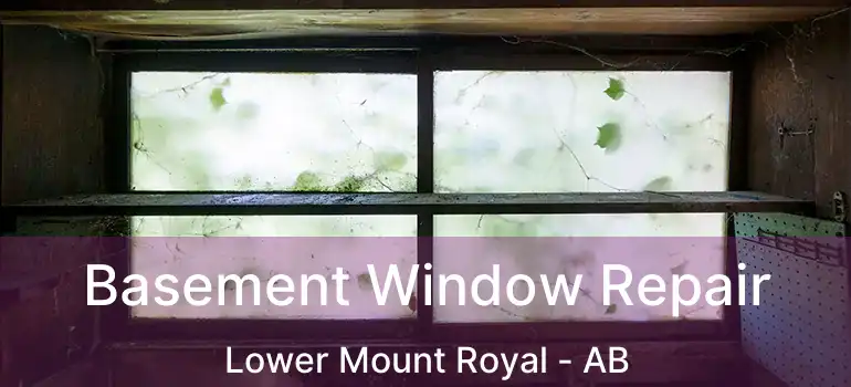  Basement Window Repair Lower Mount Royal - AB