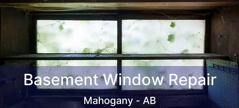  Basement Window Repair Mahogany - AB