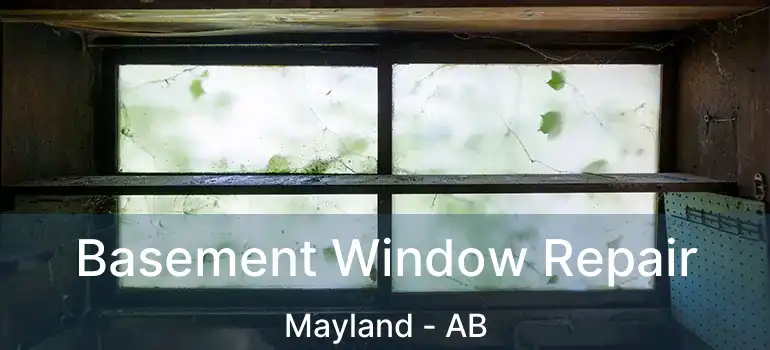  Basement Window Repair Mayland - AB