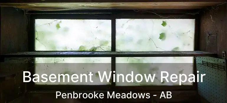  Basement Window Repair Penbrooke Meadows - AB