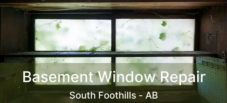 Basement Window Repair South Foothills - AB