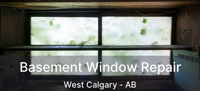  Basement Window Repair West Calgary - AB