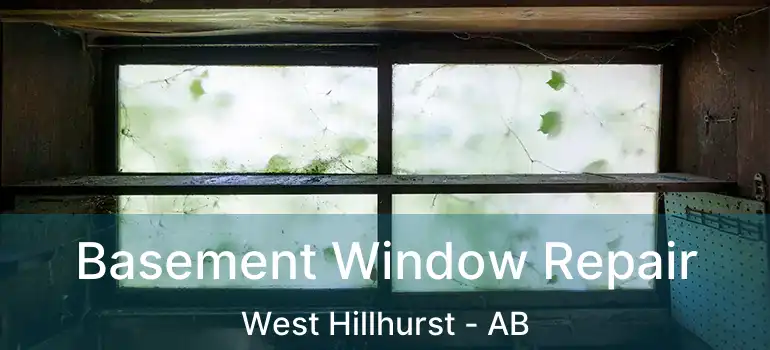  Basement Window Repair West Hillhurst - AB