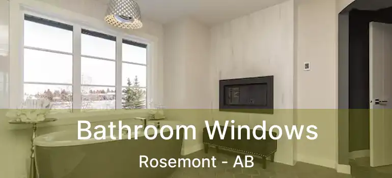  Bathroom Windows Rosemont - AB