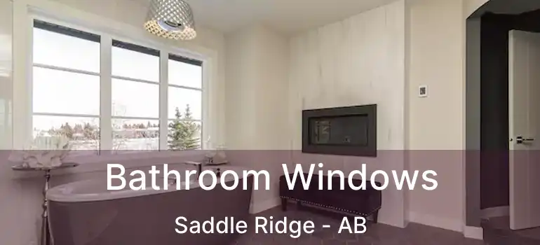  Bathroom Windows Saddle Ridge - AB