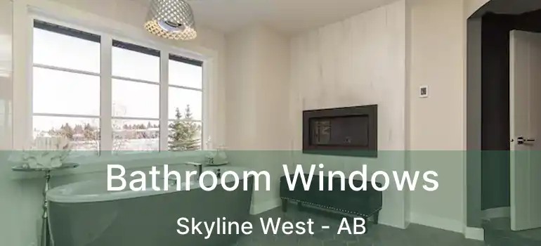  Bathroom Windows Skyline West - AB