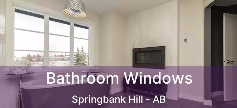  Bathroom Windows Springbank Hill - AB