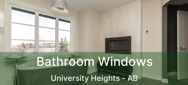  Bathroom Windows University Heights - AB