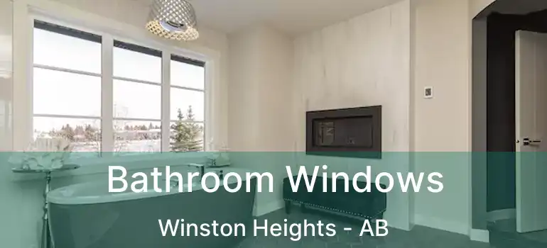  Bathroom Windows Winston Heights - AB