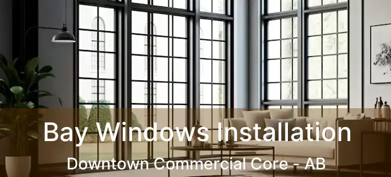  Bay Windows Installation Downtown Commercial Core - AB