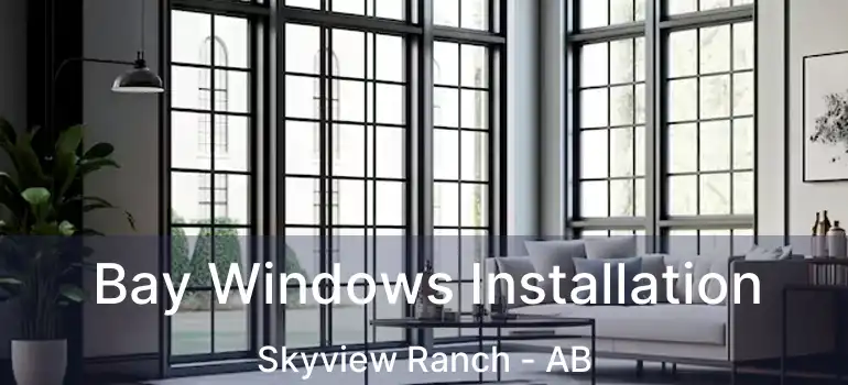  Bay Windows Installation Skyview Ranch - AB