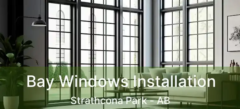  Bay Windows Installation Strathcona Park - AB