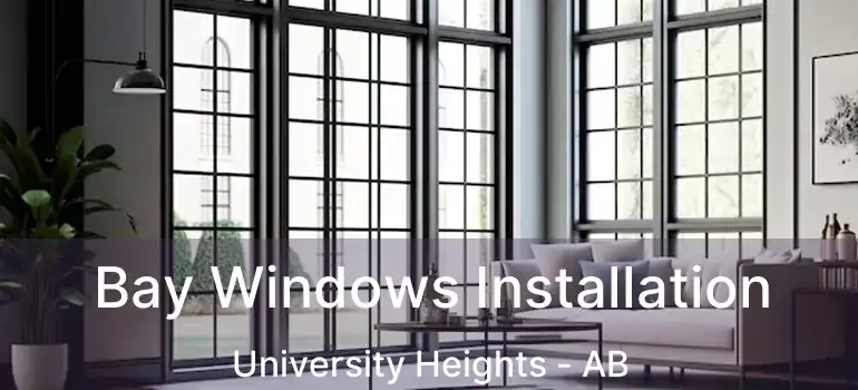  Bay Windows Installation University Heights - AB