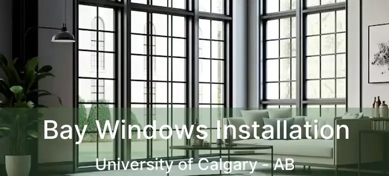  Bay Windows Installation University of Calgary - AB