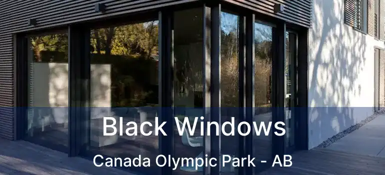  Black Windows Canada Olympic Park - AB