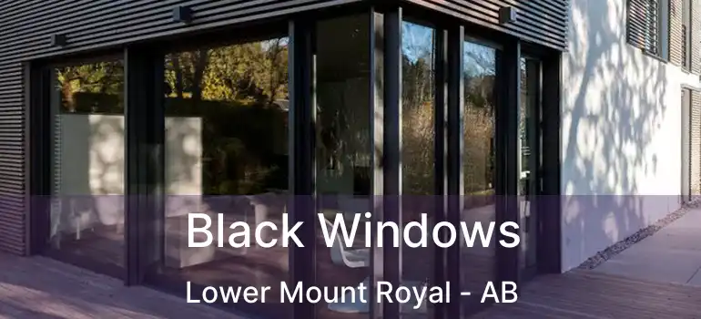  Black Windows Lower Mount Royal - AB